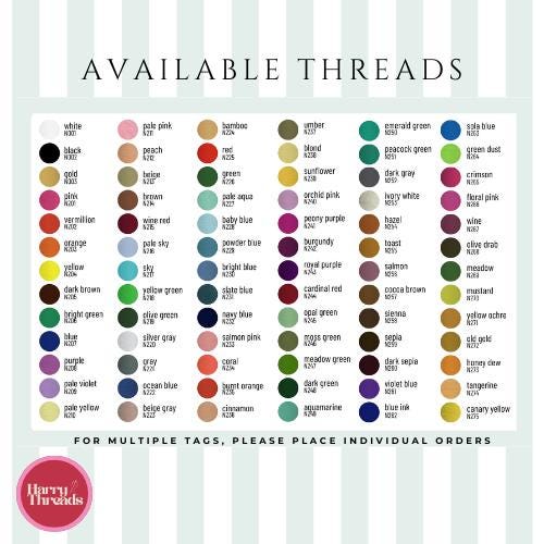 Personalized Square Canvas Tote