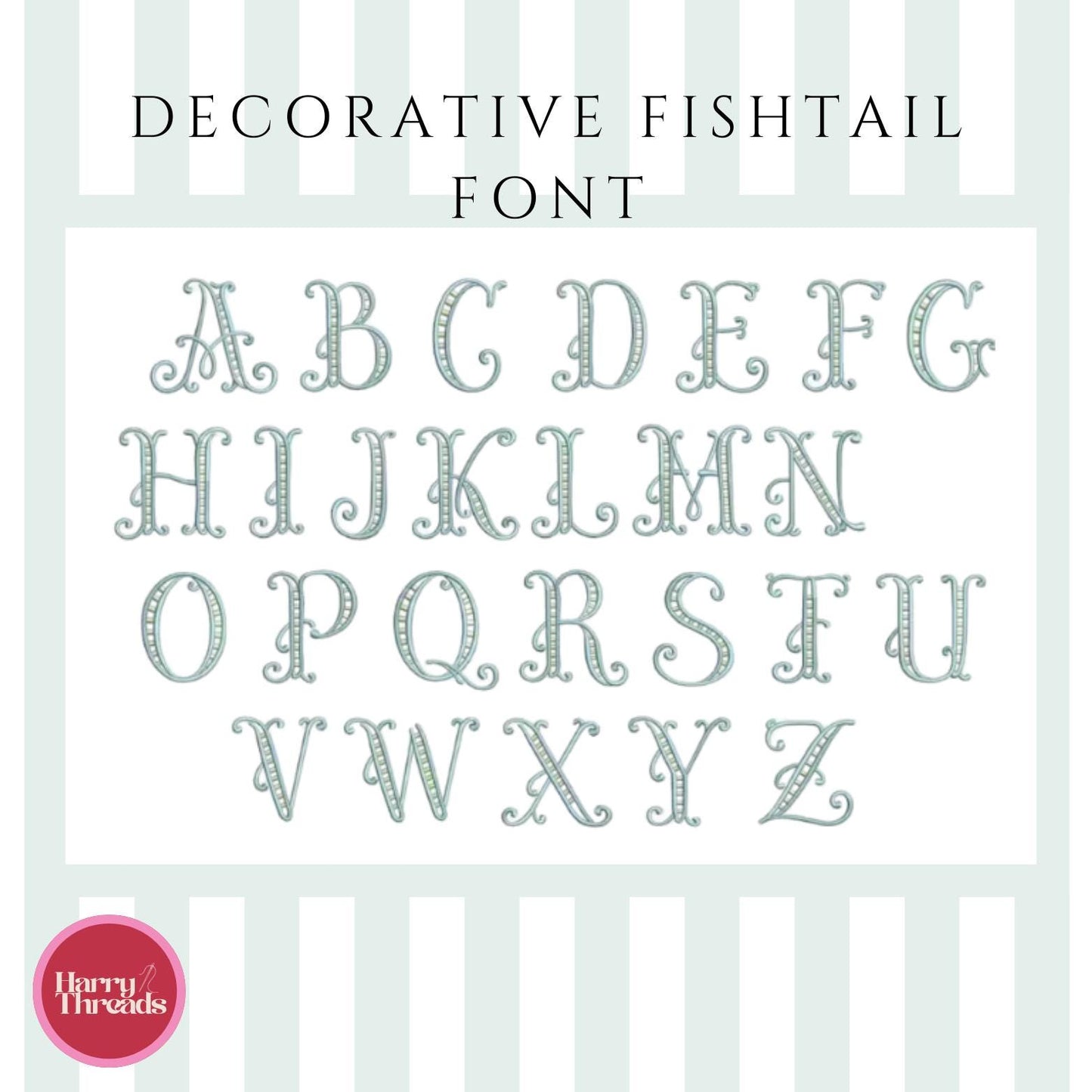 Monogrammed Wreath Sash | Custom Embroidered Door Ribbon | Classic Southern Front Door Decor